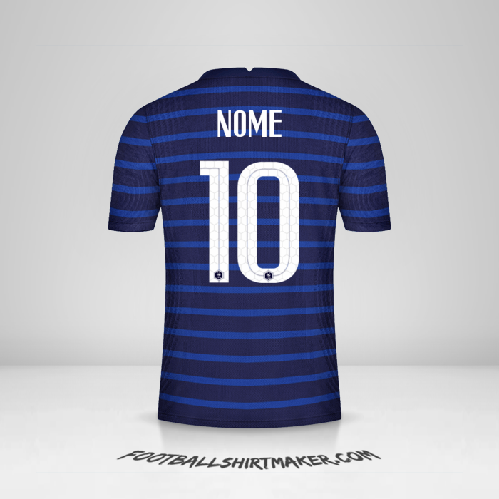 Camisola França 2020/2021 -  nome - 10