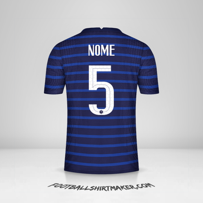 Camisa França 2020/2021 -  nome - 5
