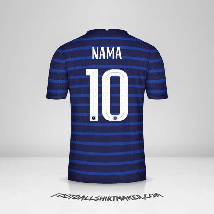 Jersey Prancis 2020/2021 -  nama - 10