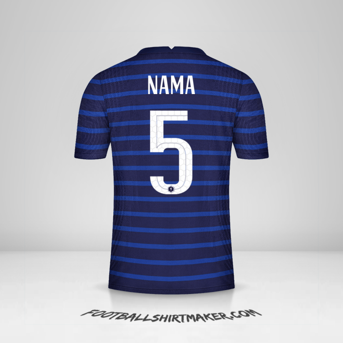Jersey Prancis 2020/2021 -  nama - 5