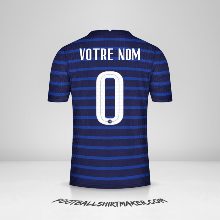 Maillot France 2020/2021 -  votre nom - 0