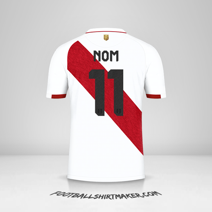 Maillot Pérou 2020/2021 -  nom - 11