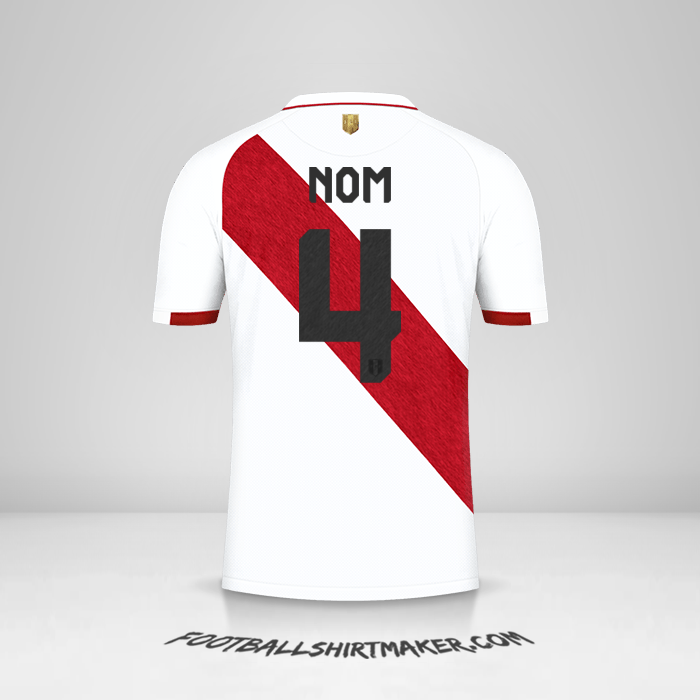 Maillot Pérou 2020/2021 -  nom - 4