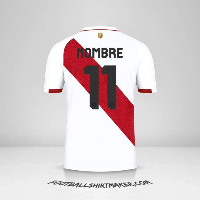 Jersey Peru 2020/2021 -  nombre - 11