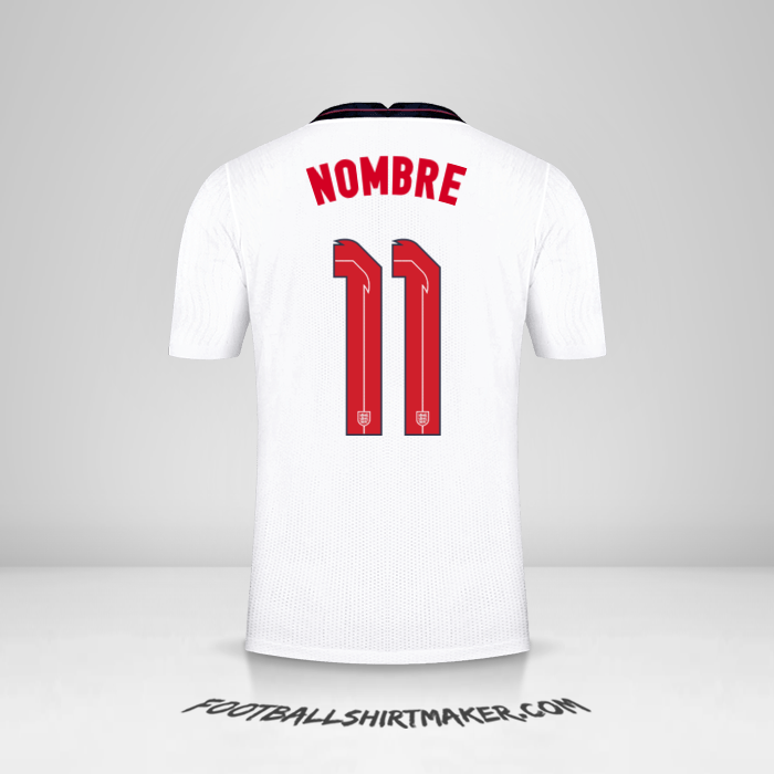 Camiseta Inglaterra 2020/2021 -  nombre - 11