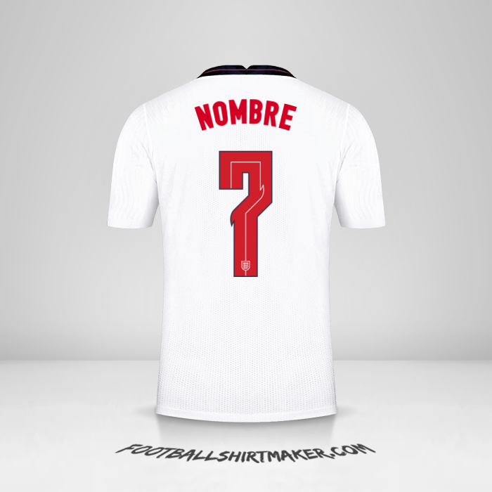 Jersey Inglaterra 2020/2021 -  nombre - 7