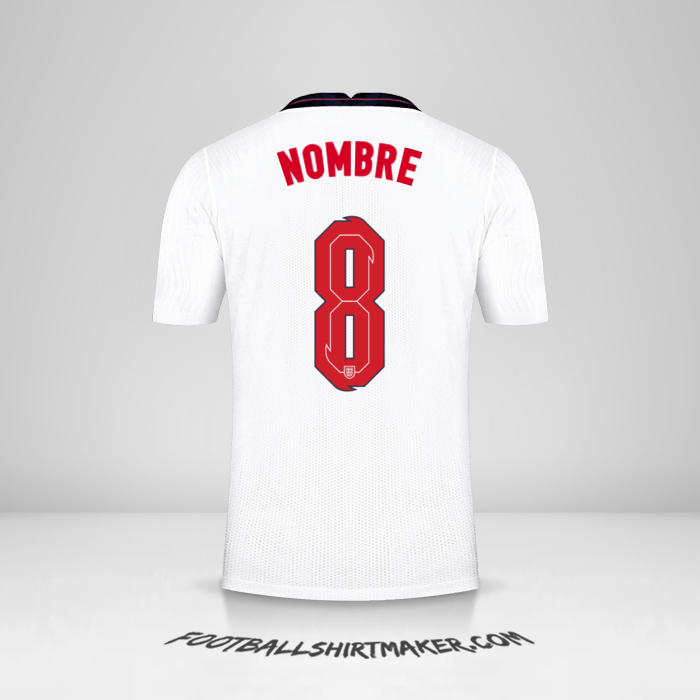 Jersey Inglaterra 2020/2021 -  nombre - 8
