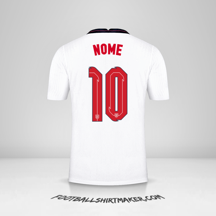 Camisa Inglaterra 2020/2021 -  nome - 10