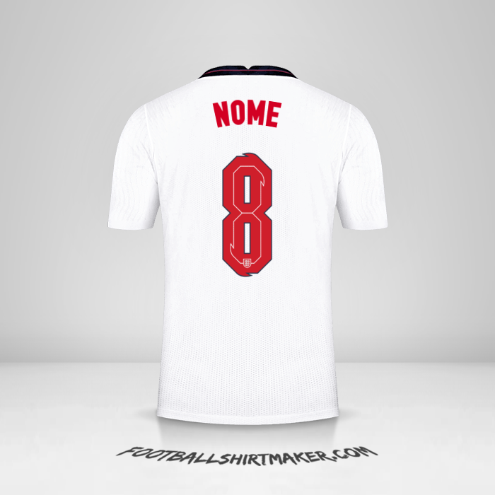 Camisa Inglaterra 2020/2021 -  nome - 8