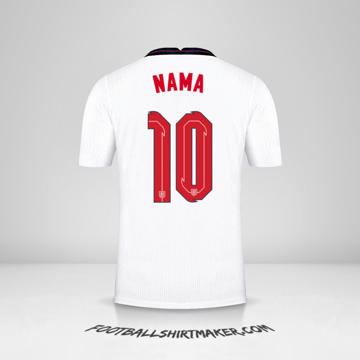 Jersey Inggris 2020/2021 -  nama - 10