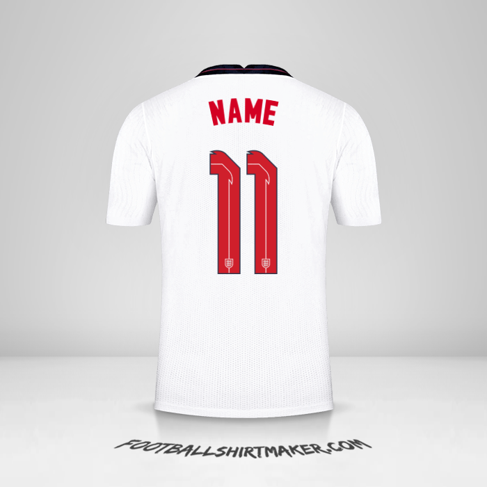Jersey England 2020/2021 -  name - 11
