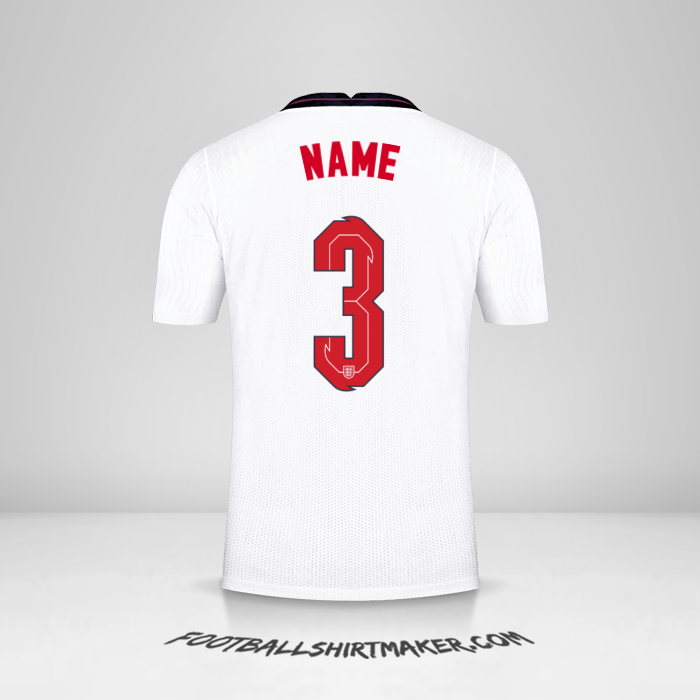Jersey England 2020/2021 -  name - 3