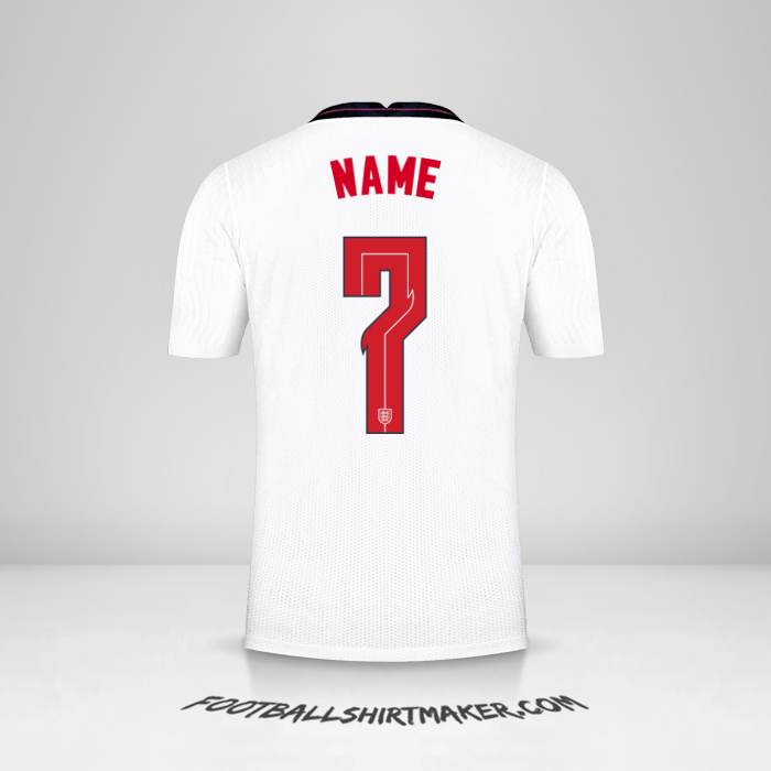 Jersey England 2020/2021 -  name - 7