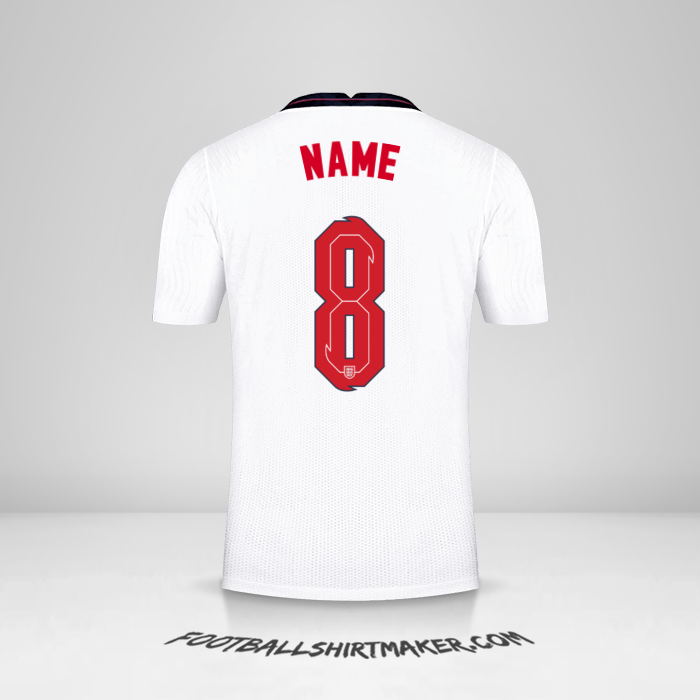 Shirt England 2020/2021 -  name - 8