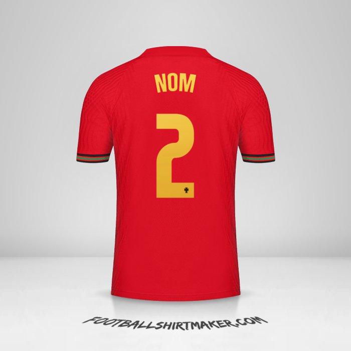 Maillot Portugal 2020/2021 -  nom - 2