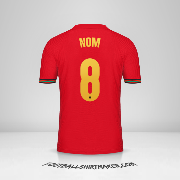 Maillot Portugal 2020/2021 -  nom - 8