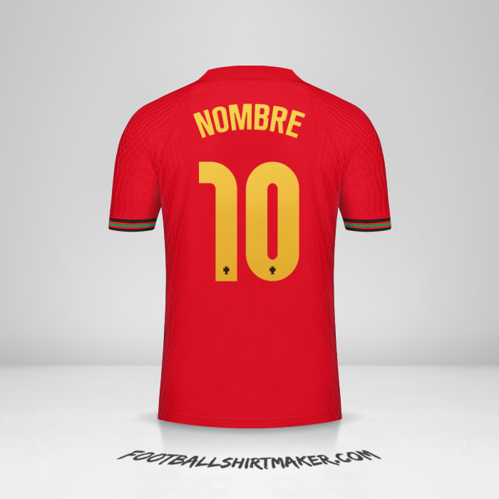 Jersey Portugal 2020/2021 -  nombre - 10