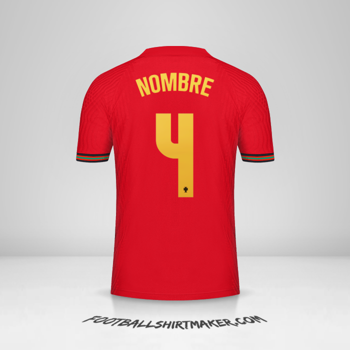 Camiseta Portugal 2020/2021 -  nombre - 4