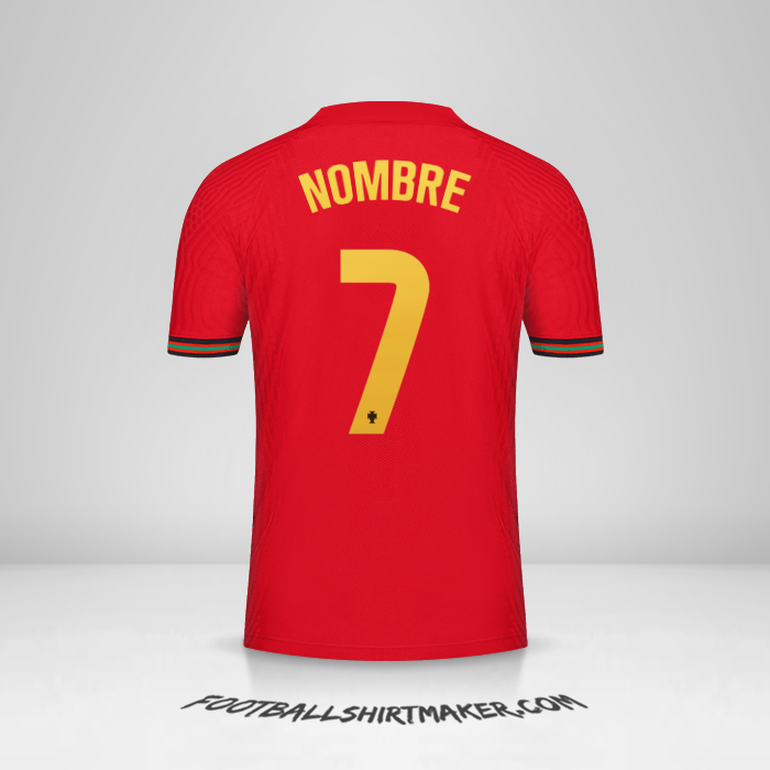 Camiseta Portugal 2020/2021 -  nombre - 7
