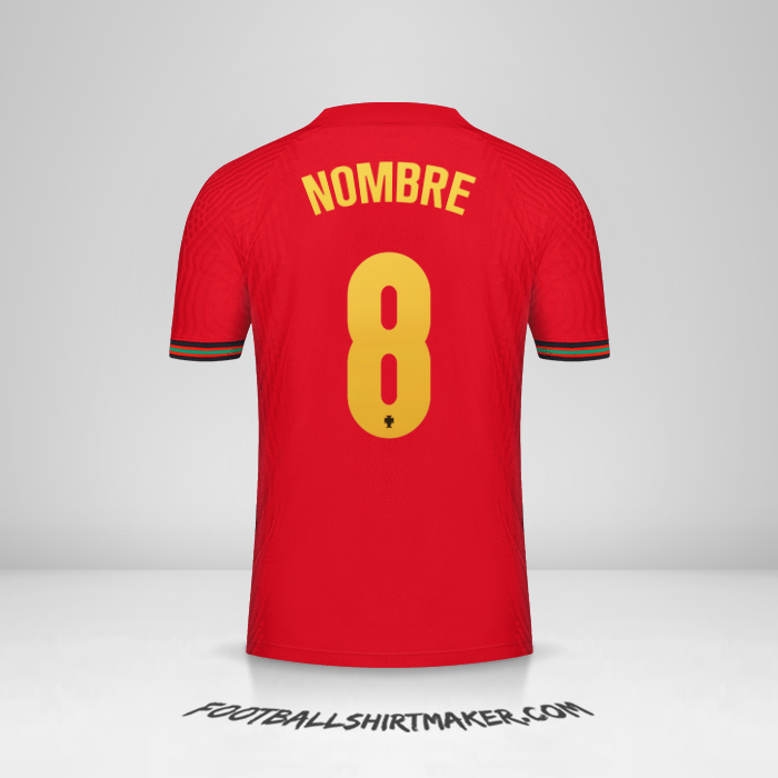 Jersey Portugal 2020/2021 -  nombre - 8