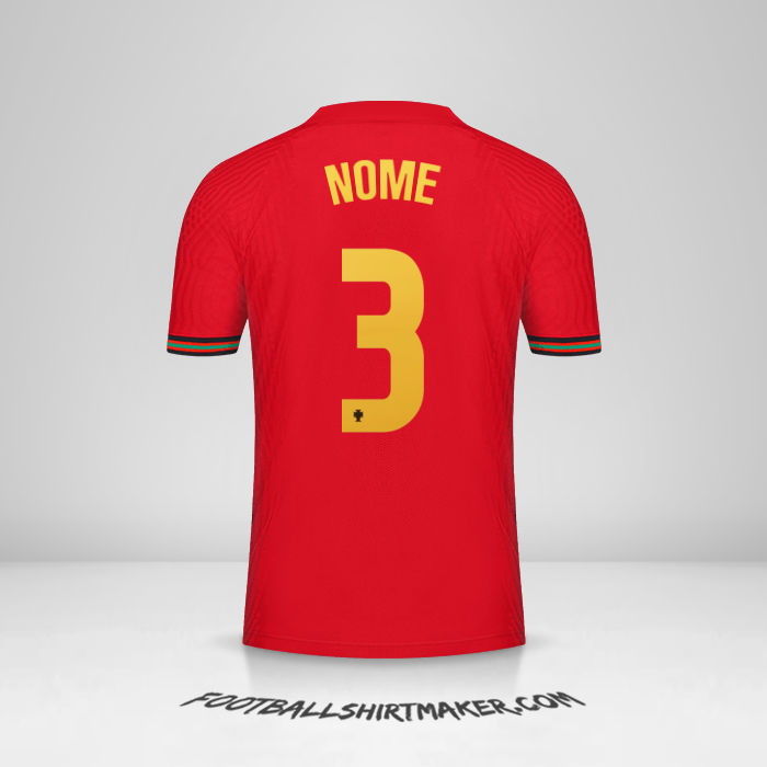 Camisa Portugal 2020/2021 -  nome - 3