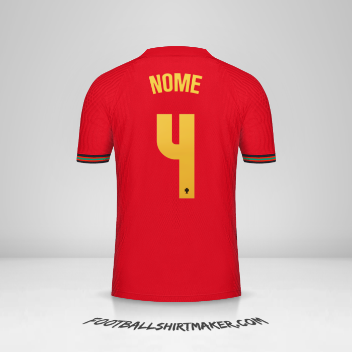 Camisola Portugal 2020/2021 -  nome - 4