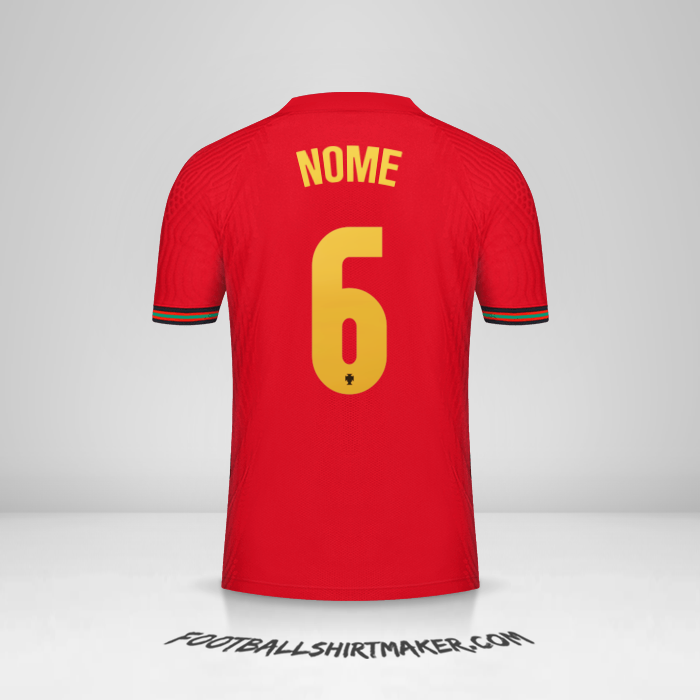 Camisola Portugal 2020/2021 -  nome - 6