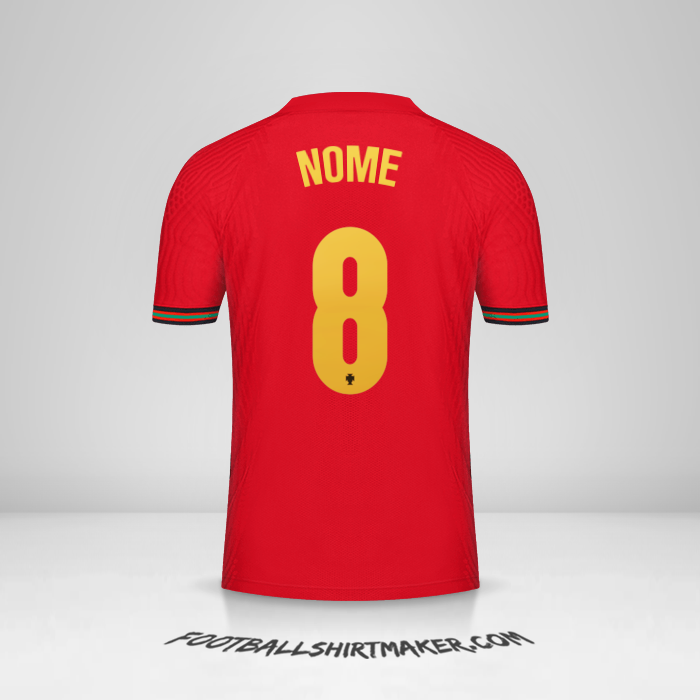 Camisa Portugal 2020/2021 -  nome - 8