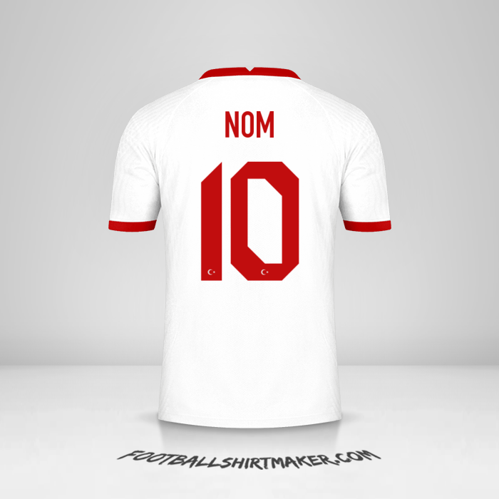 Maillot Turquie 2020/2021 -  nom - 10