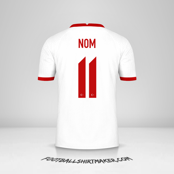 Maillot Turquie 2020/2021 -  nom - 11