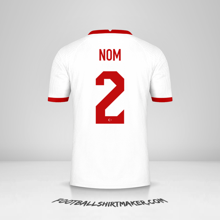 Maillot Turquie 2020/2021 -  nom - 2