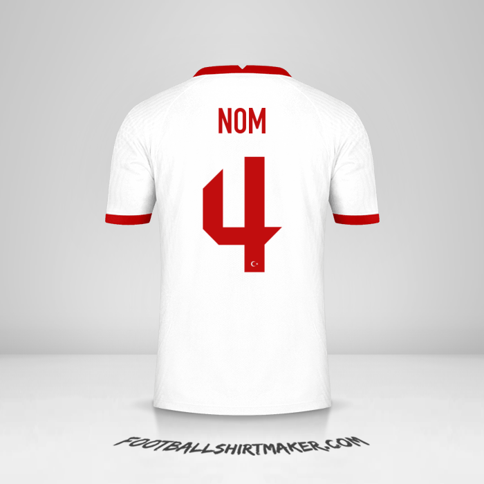 Maillot Turquie 2020/2021 -  nom - 4