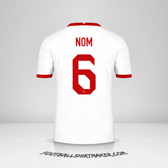 Maillot Turquie 2020/2021 -  nom - 6