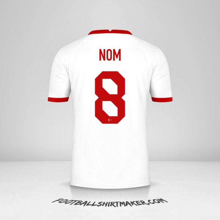 Maillot Turquie 2020/2021 -  nom - 8