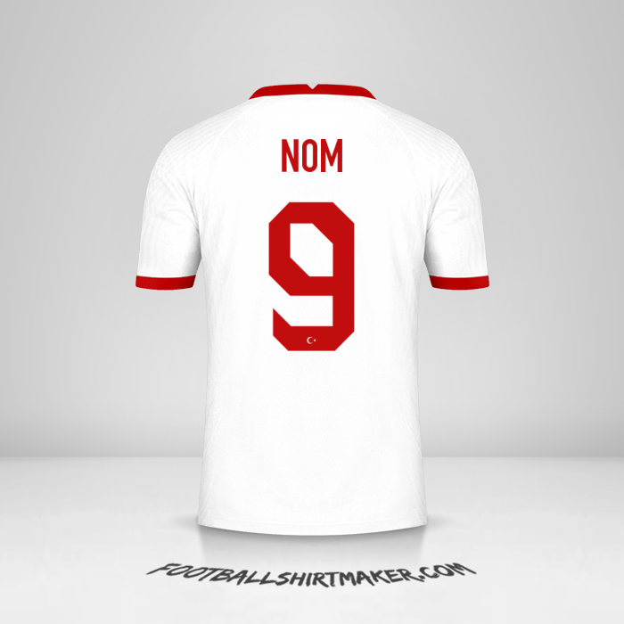 Maillot Turquie 2020/2021 -  nom - 9