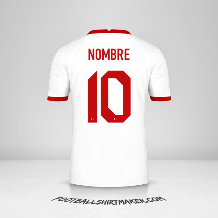 Jersey Turquia 2020/2021 -  nombre - 10