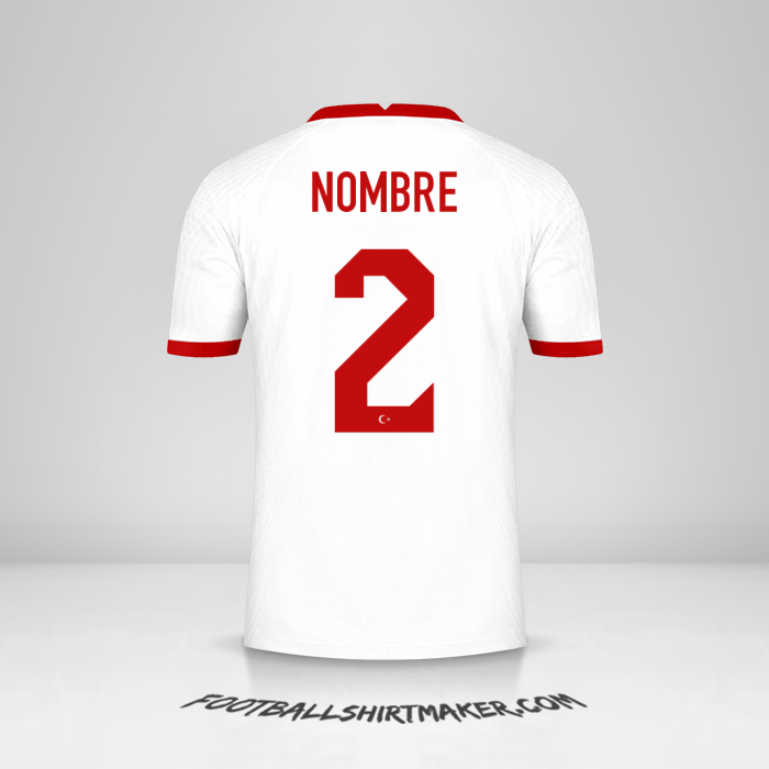 Jersey Turquia 2020/2021 -  nombre - 2
