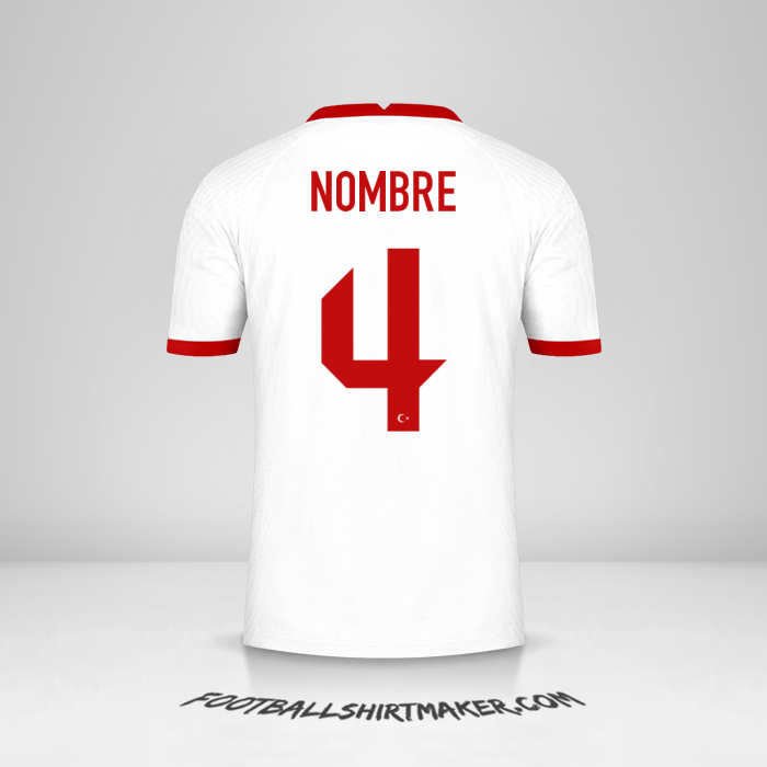 Camiseta Turquia 2020/2021 -  nombre - 4