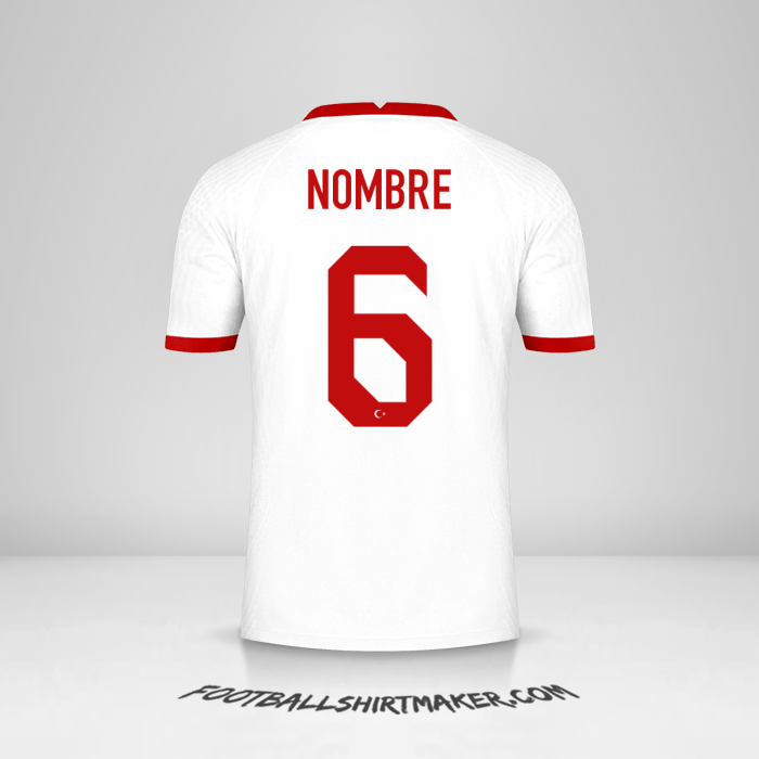 Jersey Turquia 2020/2021 -  nombre - 6