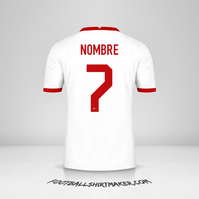 Jersey Turquia 2020/2021 -  nombre - 7