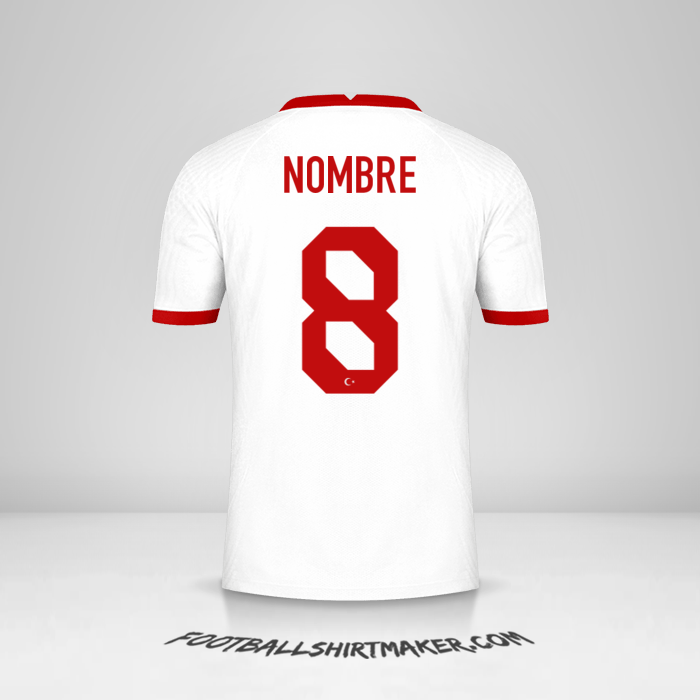 Jersey Turquia 2020/2021 -  nombre - 8