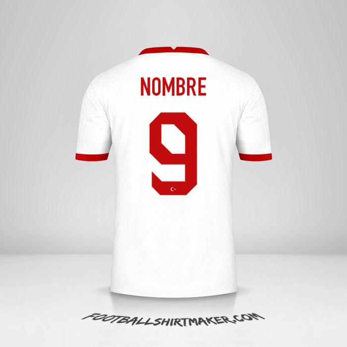 Jersey Turquia 2020/2021 -  nombre - 9
