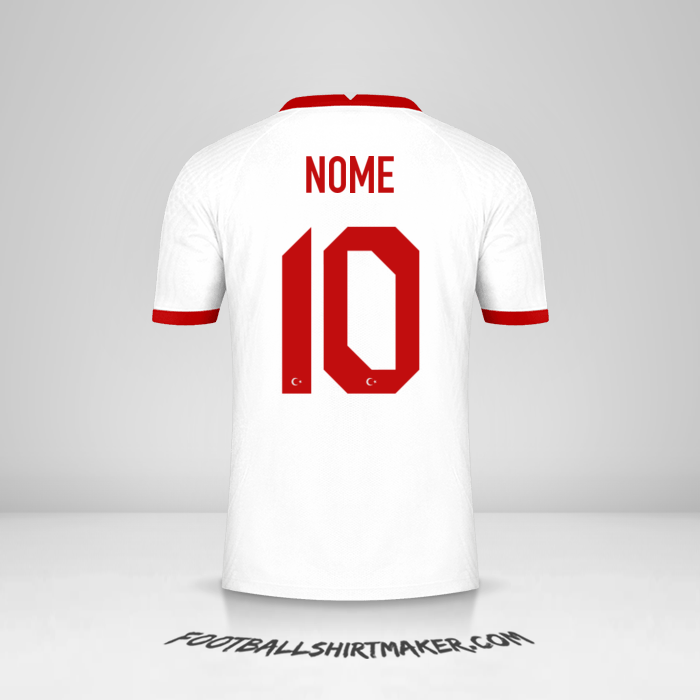 Maglia Turchia 2020/2021 -  nome - 10