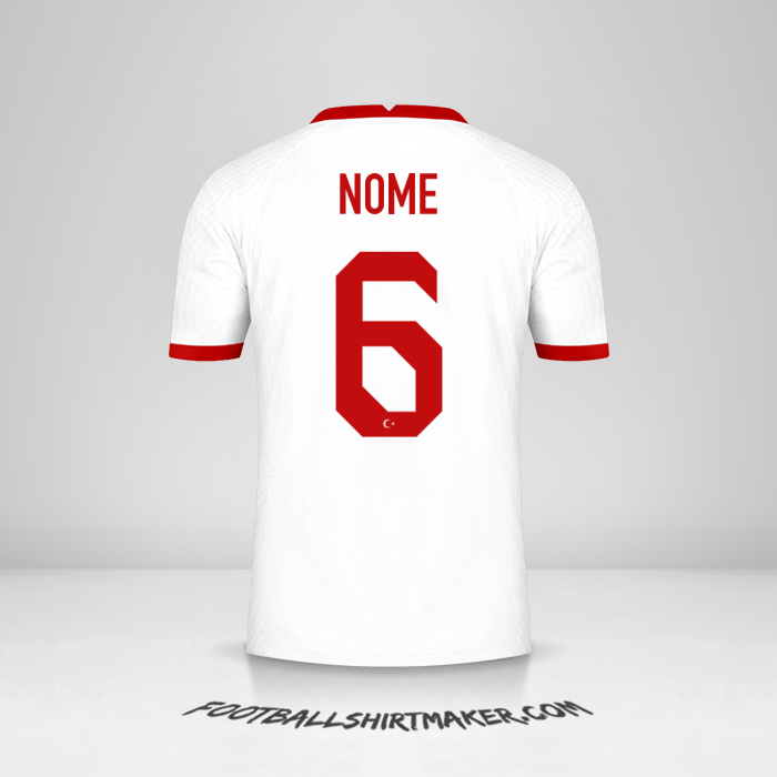 Camisa Turquia 2020/2021 -  nome - 6