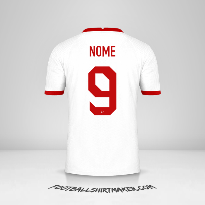 Camisa Turquia 2020/2021 -  nome - 9