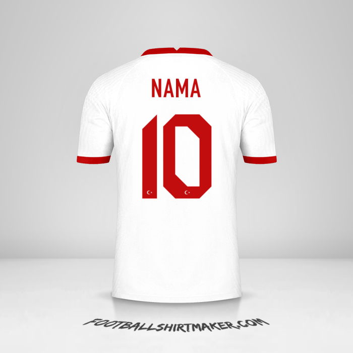 Jersey Turki 2020/2021 -  nama - 10