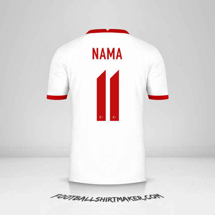 Jersey Turki 2020/2021 -  nama - 11