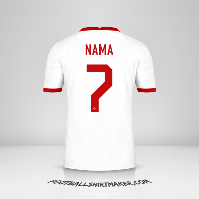 Jersey Turki 2020/2021 -  nama - 7