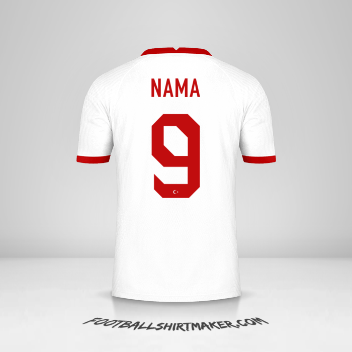 Jersey Turki 2020/2021 -  nama - 9
