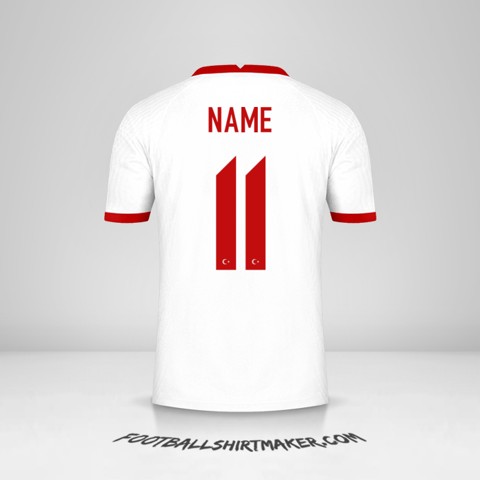 Trikot Türkei 2020/2021 -  name - 11